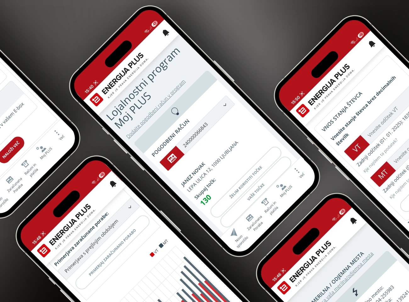 Energija plus mobile app