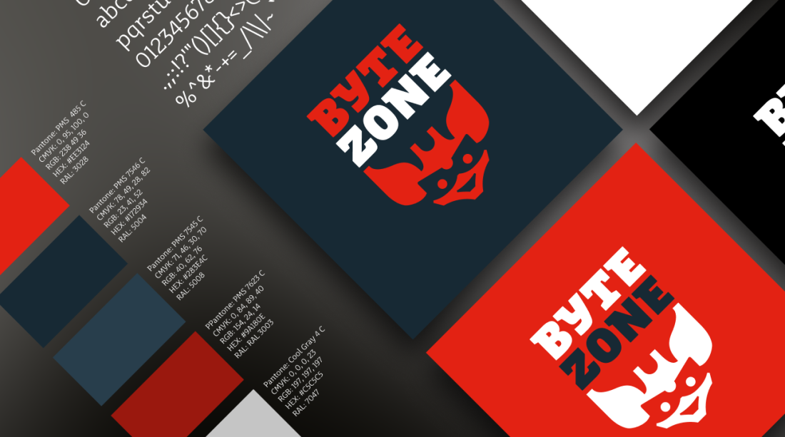 Byte zone visual identity